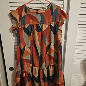 Haptics Womens Comfy Slip On Dress Size 3x Nwts Callahan Dress